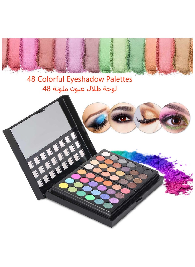 Generic - 78 Colors All-in-one Eyeshadow Palette Make Up Kits Eye Shadow Set Concealer Eye Shadow Lipstick Blush Shadow Kits - Image 1