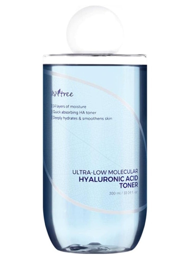 ISNTREE ISNTREE Ultra-Low Molecular Hyaluronic Acid Toner 300ml 10.14 fl.oz| Quick Absorbing Hyaluronic Acid Toner | Deeply hydrates and smoothens The Skin  - Image 2