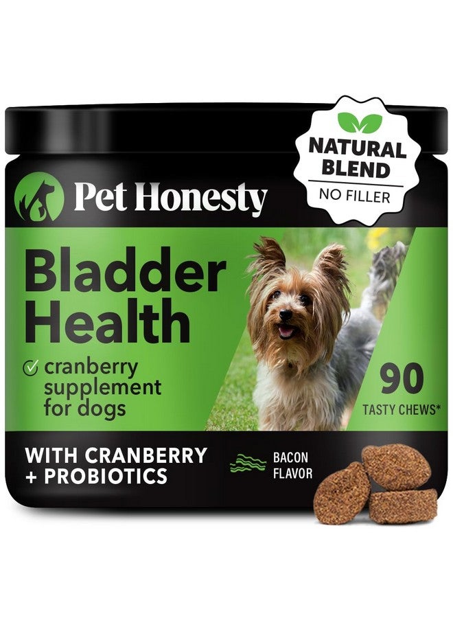 Pet Honesty Cranberry Bladder Health for Dogs - Contains Active Ingredients - Cranberry & D-Mannose to Help Support Dog Urinary Tract Health, Dog Bladder Support, & Kidney Support for Dogs (Bacon) - Image 1