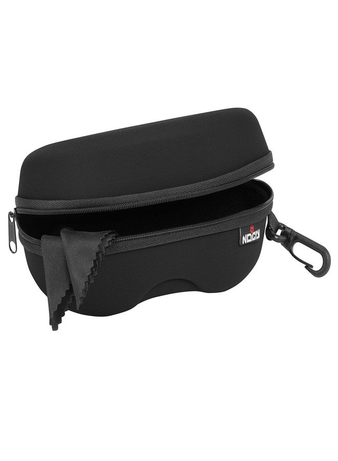 NoCry Storage Case for Safety Glasses with Felt Lining, Reinforced Zipper and Handy Belt Clip - Image 1