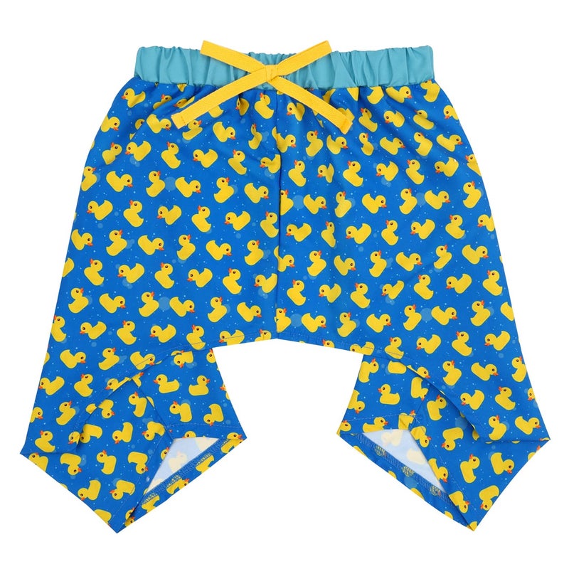 HDE Dog Swim Trunks Hawaiian Board Shorts Beach Pool Swimsuit for XS to XXL Dogs Rubber Ducks - S - Image 3