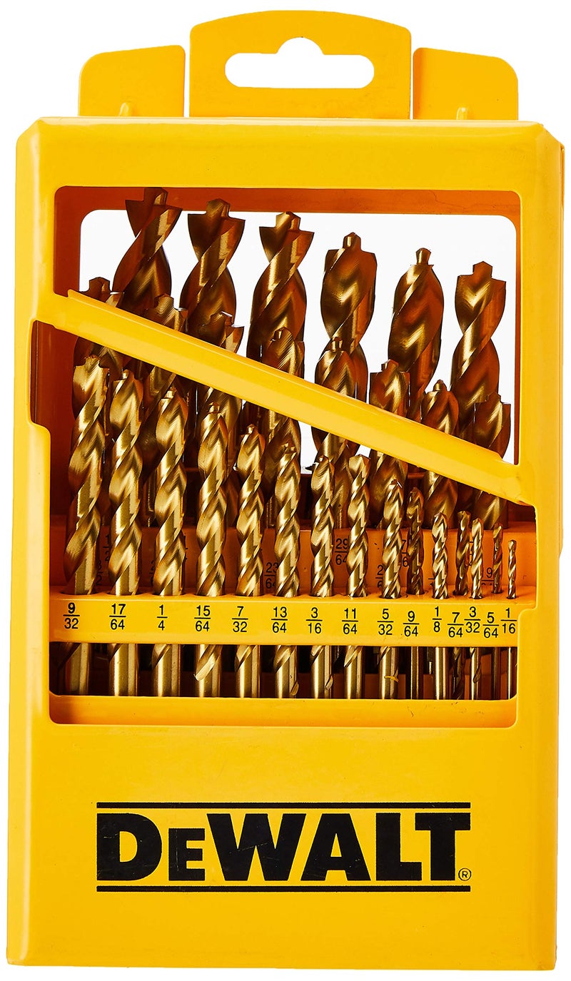 DEWALT Titanium Nitride Coated Drill Bit Set with Pilot Point 29Piece DW1369 - Image 2