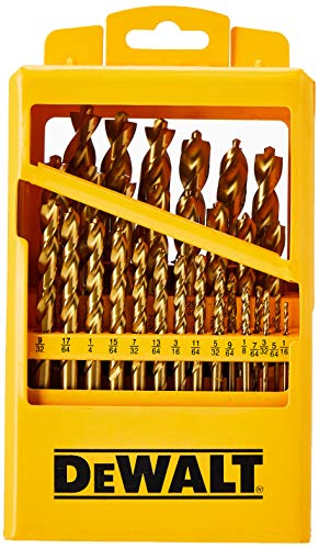 DEWALT Titanium Nitride Coated Drill Bit Set with Pilot Point 29Piece DW1369 - Image 1