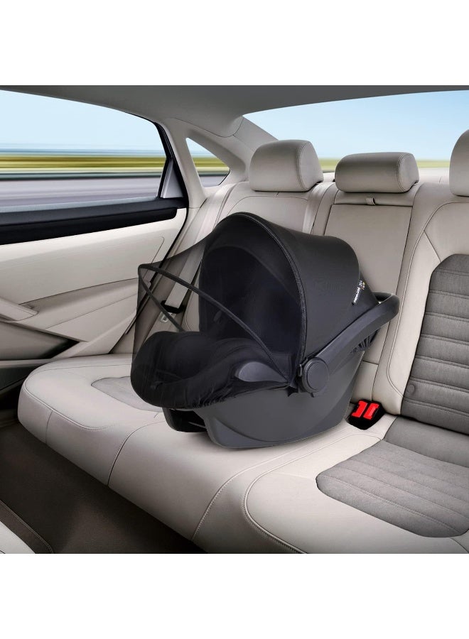 Beberoad Love 2-in-1 Mosquito Net & Sunshade for Car Seat - Image 5