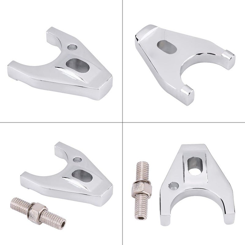 woobles Chrome Billet Aluminum Distributor Clamp Hold Down for SBC BBC SB BB HEI Electronic - Image 4