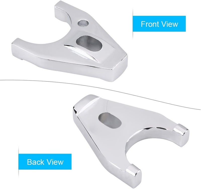 woobles Chrome Billet Aluminum Distributor Clamp Hold Down for SBC BBC SB BB HEI Electronic - Image 3