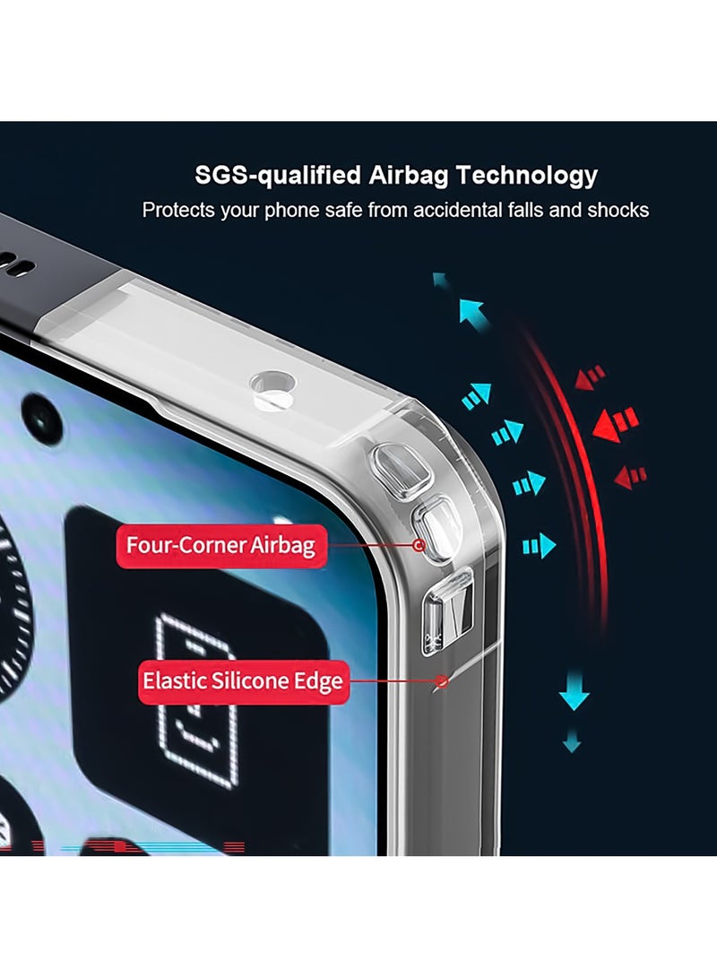 جراب لهاتف ناثينغ فون 3، غطاء خلفي بحماية عدسة الكاميرا، مصنوع من TPU + PC بامتداد ممتص للصدمات، جراب هاتف محمول واقٍ نحيف ضد الاصفرار - Image 3