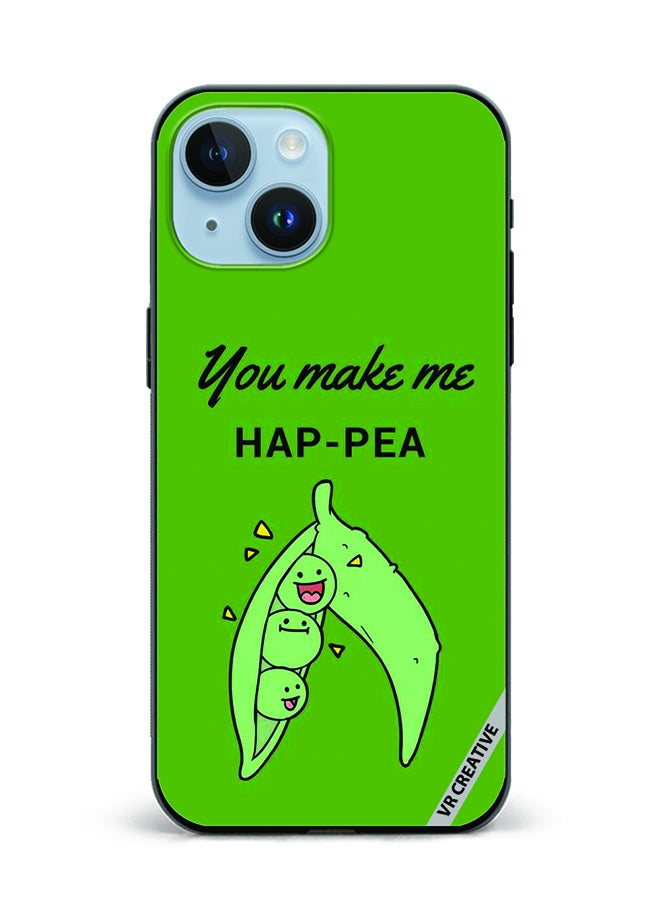 VR CREATIVE Protective Case Cover For Apple iPhone 15 You Make Me Happy Design Multicolour - Image 1