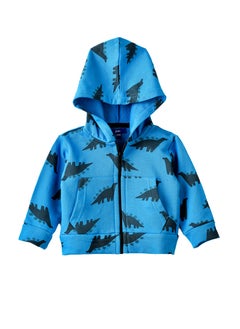 JAM Boys Dinosaur Print Hooded Zip-Up Jacket  - Image 1