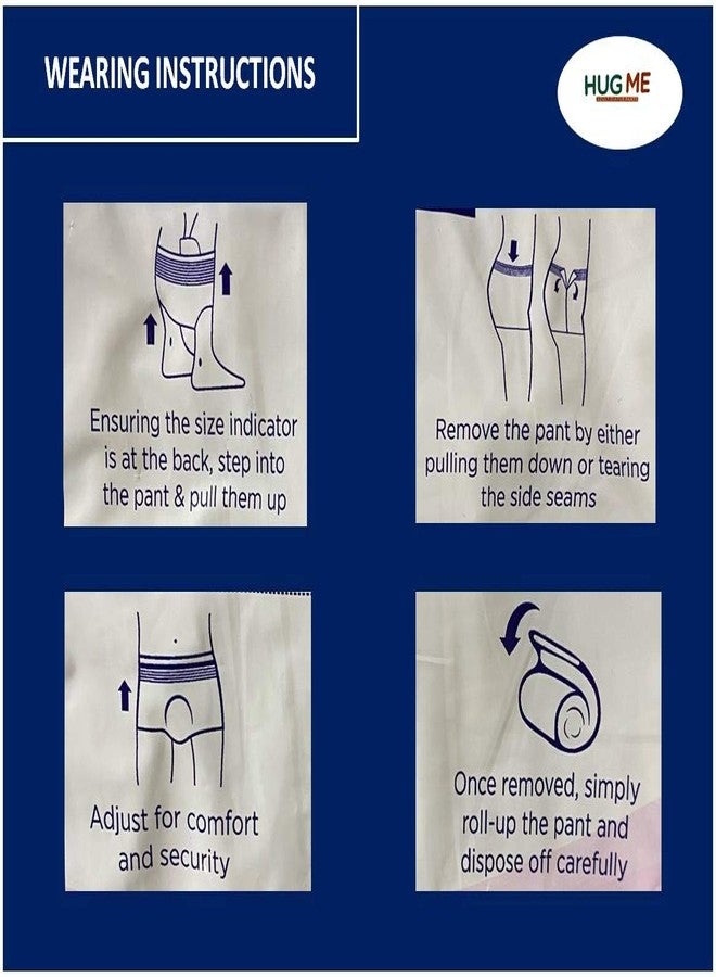 Duuous Hug Me Premium Adult Diaper Pants - L-XL (Pack of 5) - Image 4