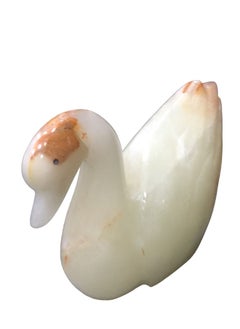 MARBLE onyx marble swan decor  - Image 2