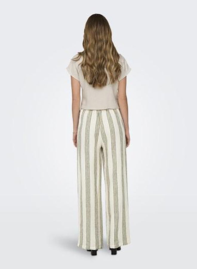 ONLY Onlsiesta Ss Knot Lin Bl Shirt Pnt Noos - Image 4