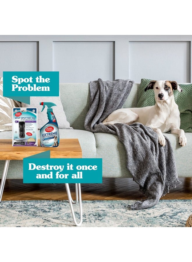سيمبل سوليوشن جهاز كشف البول Spot Spotter HD Uv LED | يكتشف ويزيل بقع ورائحة بول الحيوانات الأليفة | 1 ضوء - Image 4
