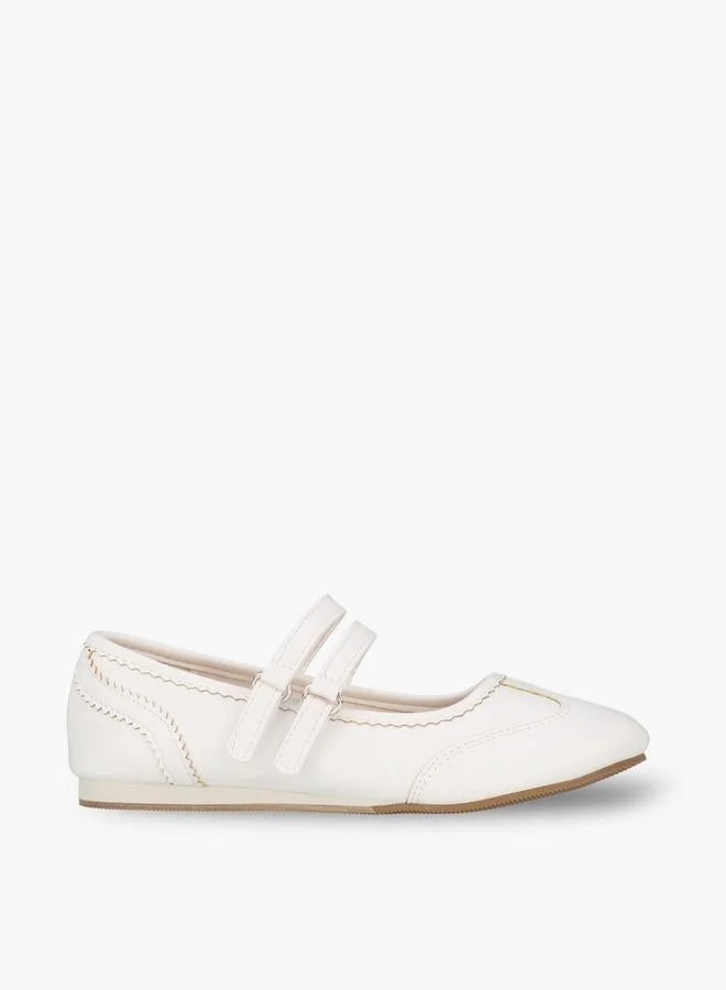 فلورا بيلا من شو إكسبرس Girls Double Strap Mary Jane Shoes