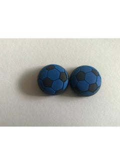 PS5 Silicone Cap PS4 Football Non-slip Cap XBOX360 Key Cap-Product Color:Black Background + Blue Surface
