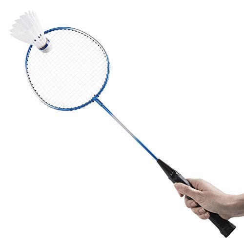 Hey Play Hey! Play! Badminton Set - Backyard Games Include 4 Badminton Rackets, 3 Birdies, Regulation-Size Net with Pole Stakes and Carry Bag - Outdoor Sports - Image 5