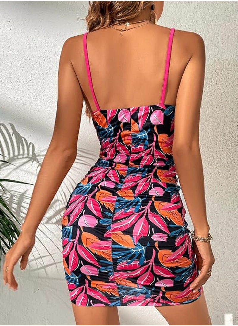 Ward Women's Lycra Lingerie Dress with Belly Cutout and Thin Straps  - Image 4