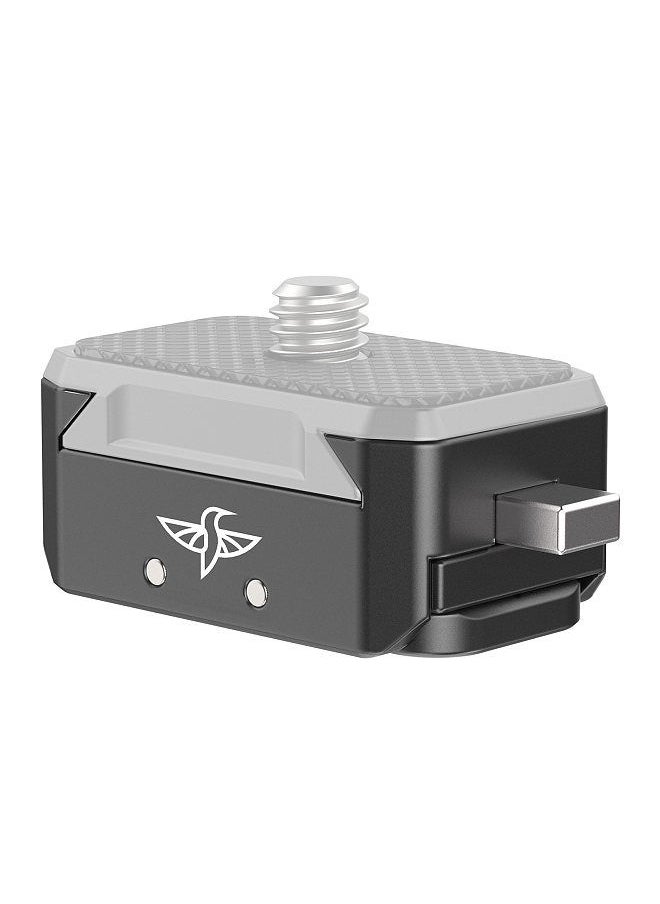 Ulanzi - Ulanzi Aluminum Alloy Quick Release Mount Base with Magnetic Action Camera Mount Interface - Image 1