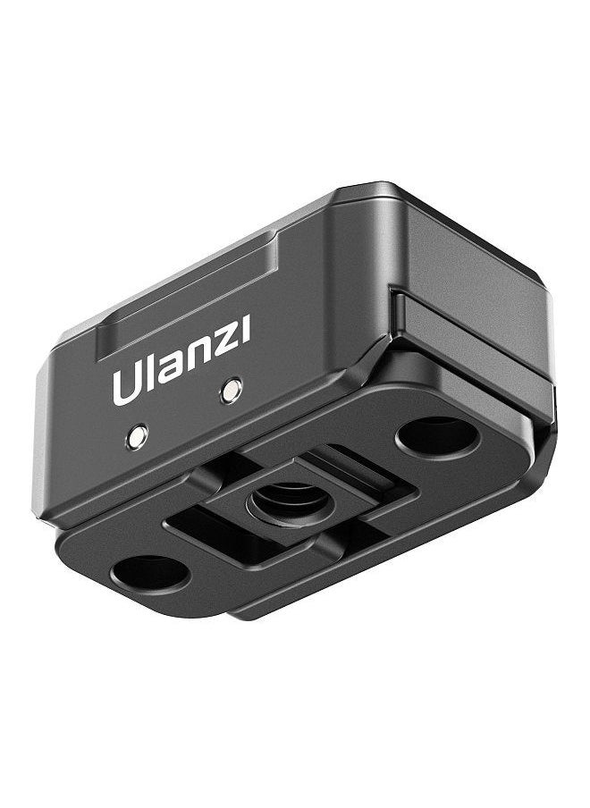 Ulanzi - Ulanzi Aluminum Alloy Quick Release Mount Base with Magnetic Action Camera Mount Interface - Image 1