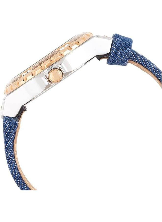 GUESS Women's Leather Chronograph Buckle Watch 0775L10 - Image 2