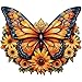 Offito Wooden Puzzles for Adults 300 Pieces Butterfly Unique Shaped Wooden Jigsaw Puzzles for Adults King Size 165 x 135 Adult Wood Puzzles for Family Friend Game - Image 2