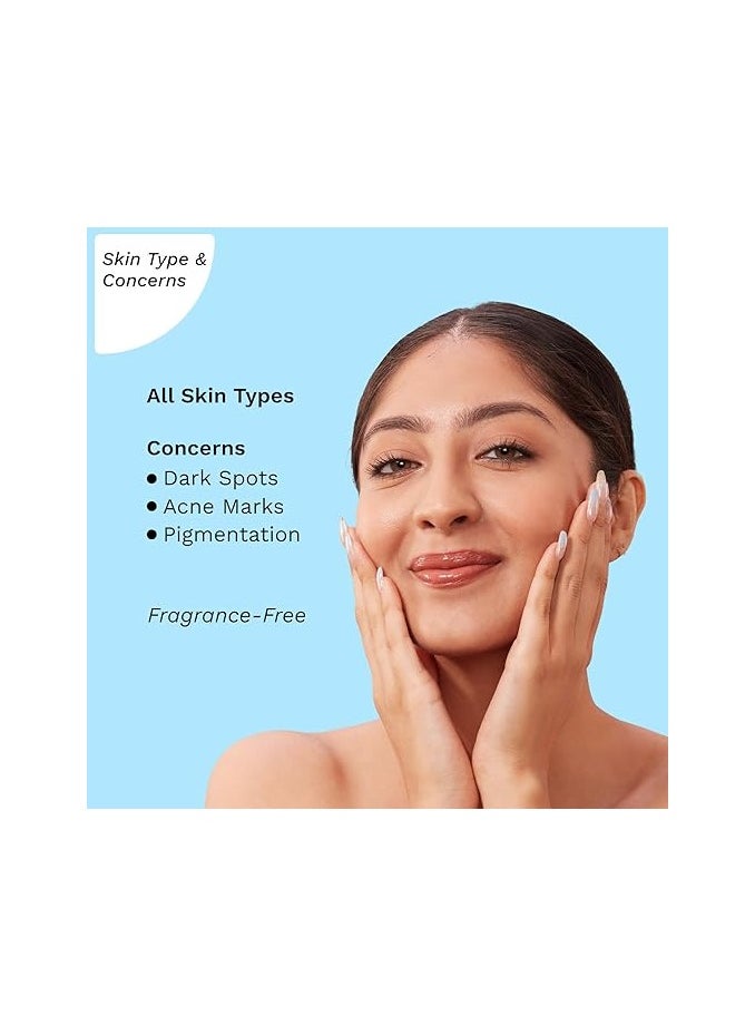 PILGRIM Pilgrim 2% Kojic Acid Serum for face (30 ml) with 1% Alpha Arbutin & Korean White Lotus For Acne & Darks spots| Anti-pigmentation Face Serum For Men & Women | For All Skin Types  - Image 4