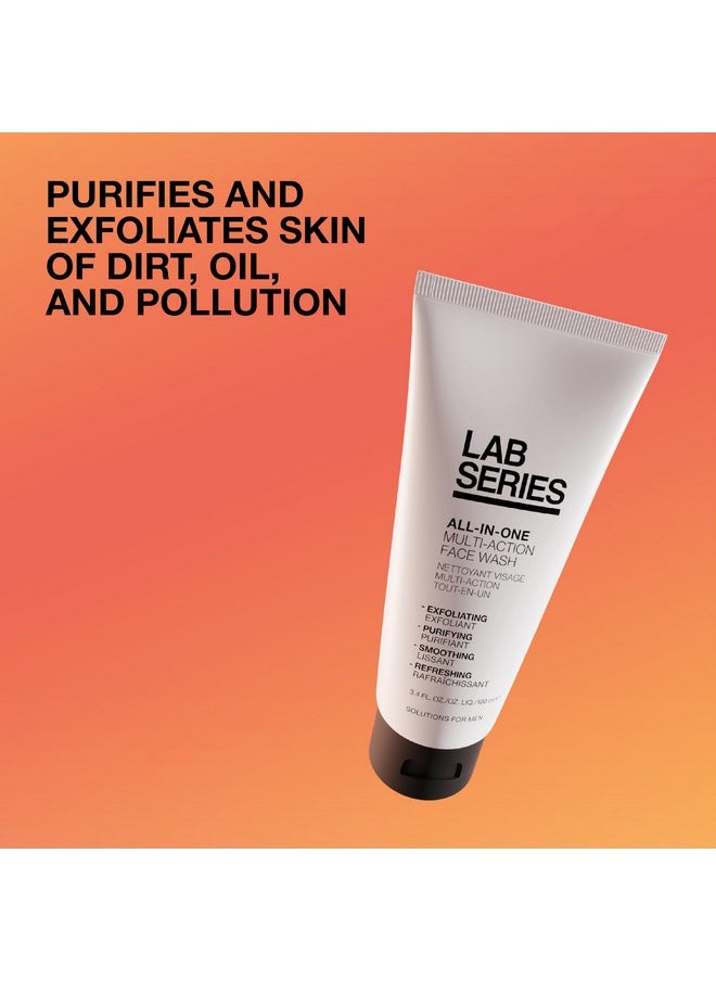 Lab Series - All-In-One Multi-Action Face Wash - Men'S Face Scrub - Cleanse And Exfoliates Skin, 3.38 Fl Oz - Image 1