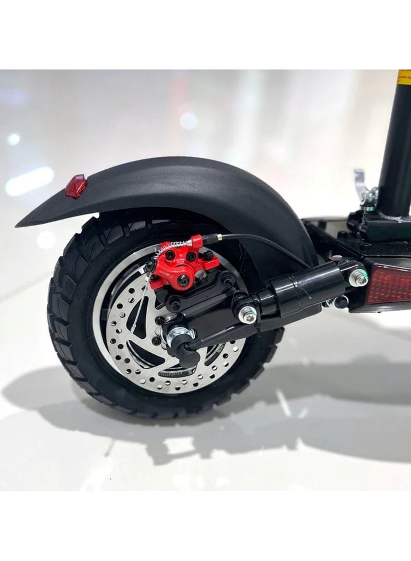 وينر سكاي سكوتر كهربائي E10 نسخة مطورة محرك 1200 واط مدى 65 كيلومتر بطارية 48 فولت 13 أمبير - أسود - Image 2