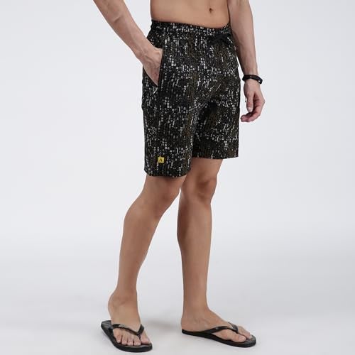 Amul Comfy Men's Bermuda Shorts | Adjustable Drawstring for Better Waist Fit | Comfortable Casual Shorts | Breathable Summer Wear | Pack of 1 | Color May Vary - Image 5