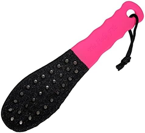 Holy Coarse Foot File Pink Double Sided Patented Callus Rasp and Foot Scrubber Best Dead Skin Remover and Cracked Heel Smoother The Ultimate 360 Degree Emery File and Spa Tool for Pedicure