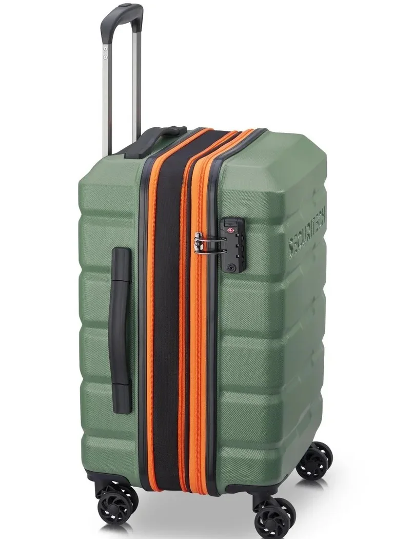 DELSEY Paris  Securitech Citadel By Delsey Paris 70 Cm 4-Double Wheeled Expandable Check-In Luggae Trolley Case - Khaki  | Best Price UAE