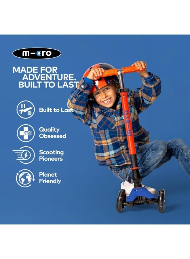 Micro Scooters | Maxi Micro Deluxe Foldable Children's Scooter | Big Wheels | Handlebar Adjustable | 5-12 Years | Boys & Girls - Image 4