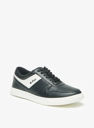Lee Cooper Men's Solid Lace-Up Sneakers