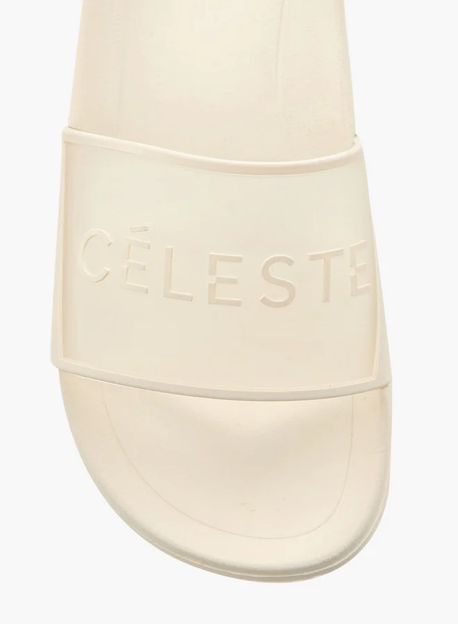 Celeste Women's Logo Detail Slip-On Slides