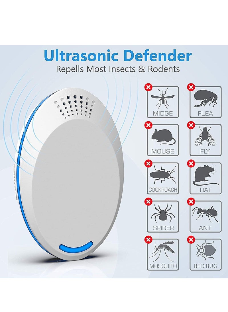 SYOSI - Ultrasonic Pest Repeller Plug in Electronic Insect Control Defender 2Pack Roach Bed Bug Mouse Rodent Mosquito Killer Indoor - Image 1
