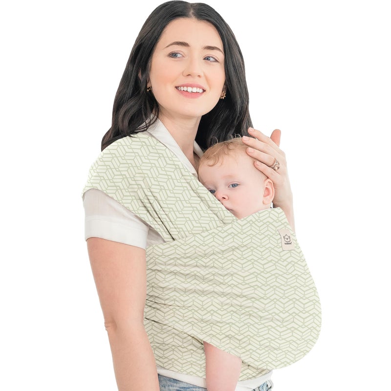 KeaBabies Baby Wrap Carrier - All in 1 Original Baby Carrier Newborn to Toddler Sling, Easy to Wear, Hands Free Bonding, Lightweight, Breathable Infant Wraps (Ash Gray) - Image 1
