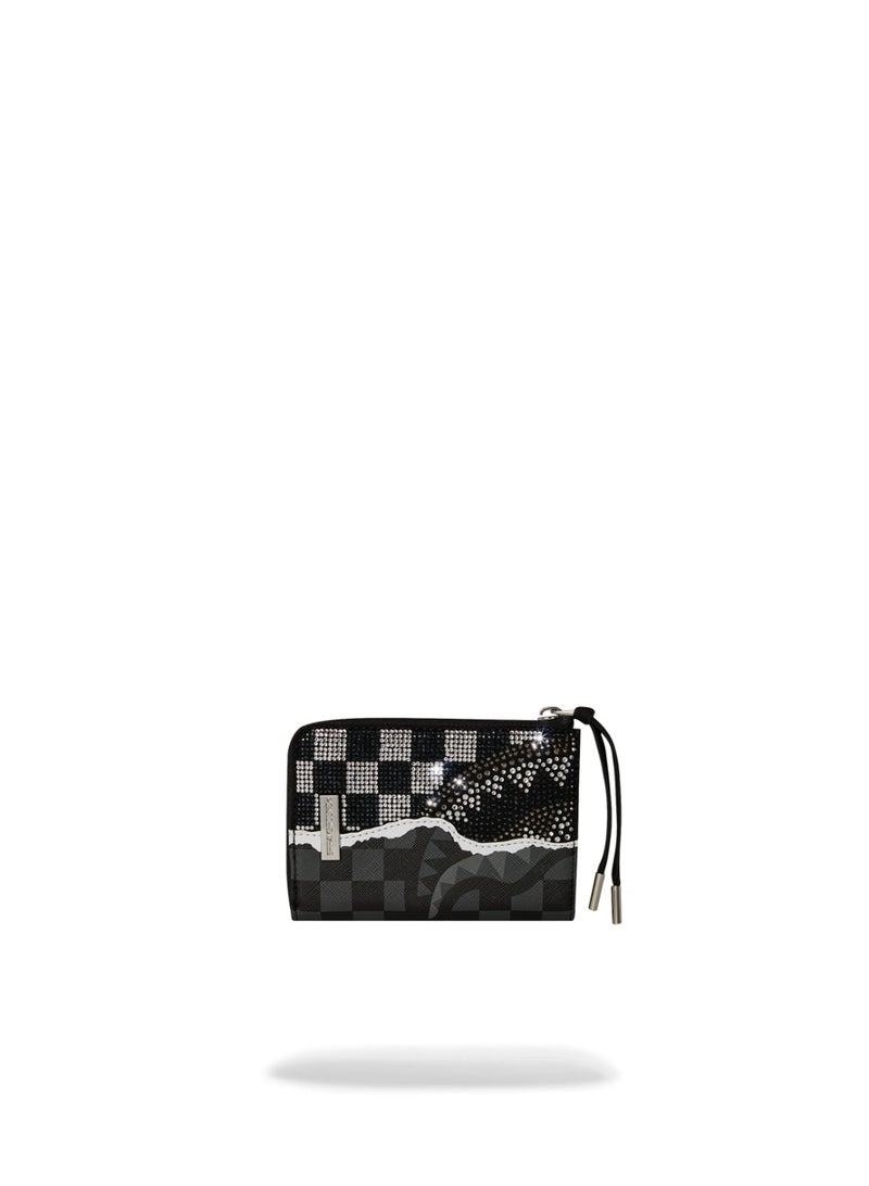 SPRAYGROUND SG GOLD DIAMOND TEAR WALLET - Image 1