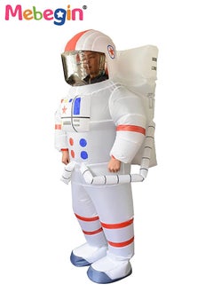 MEBEGIN Astronaut Shape Inflatable Costume for Festival include a Blower and Battery Case,Space Man Costume for Dress Up Party,Funny Blow up Pretend Toy Costume for Party Suitable 150-195cm Height  - Image 4