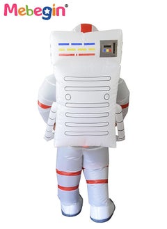 MEBEGIN Astronaut Shape Inflatable Costume for Festival include a Blower and Battery Case,Space Man Costume for Dress Up Party,Funny Blow up Pretend Toy Costume for Party Suitable 150-195cm Height  - Image 3