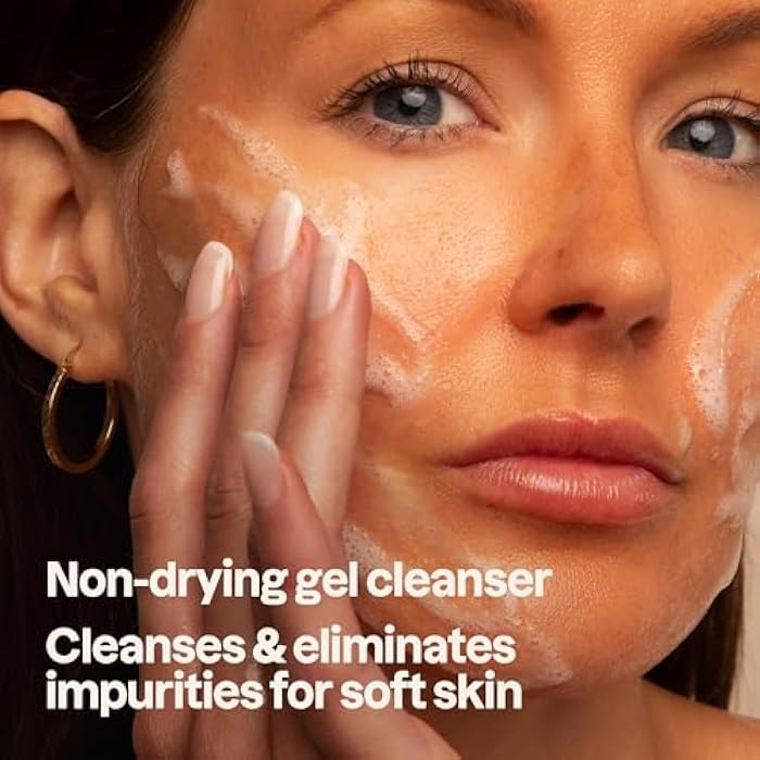 ATTITUDE Revitalizing Cleansing Gel, Gentle Face Wash with Betaine & Niacinamide for Radiant, Healthy-Looking Skin, EWG Verified, Vegan, Unscented, 3.4 Fl Oz - Image 3