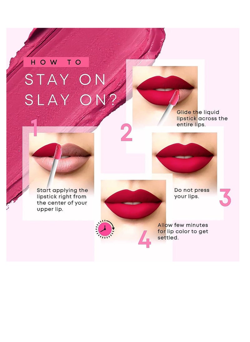 SERY Liquid Lipstick  Matte    Chocolate - Image 3