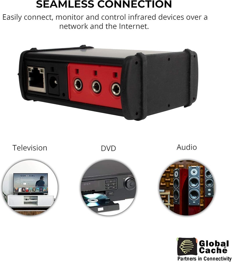 Global Caché iTach IP to IR with Power Over Ethernet (PoE) - Remote Control for Infrared Devices - Image 2