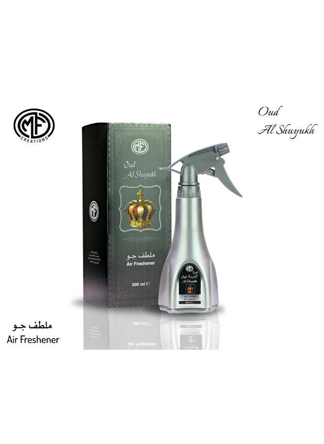 MFCREATIONS - Air Freshener Oud Al Shuyukh - Home Fragrance 300ml - Image 1