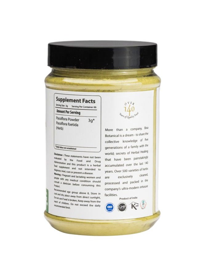 bixa BOTANICAL Passiflora Foetida Powder | 200 Grams / 7 OZ | Ayurvedic Natural Herbal Supplement | Supports Mental Overwork Nervous System | Gluten Free, Non-GMO, Steam Treated, Vegan. - Image 2
