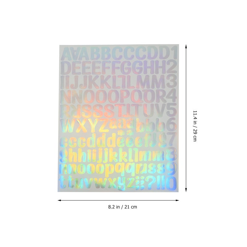 Letter Sticker Decors for DIY Crafts, Removable and Durable, Perfect for Creative Projects - Image 2