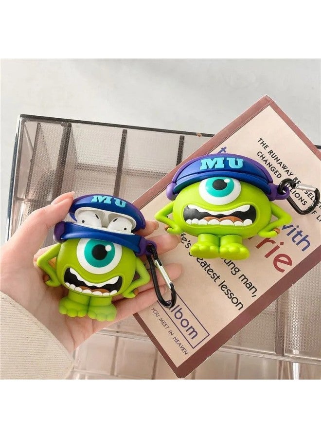 Year Headset For Apple 4 Generation AirpodsPro2 Cartoon Cute Protective Shell Premium-Color:Standing One-eyed Boy With Hook-Applicable Models:Airpods Pro/Pro2 - Image 1