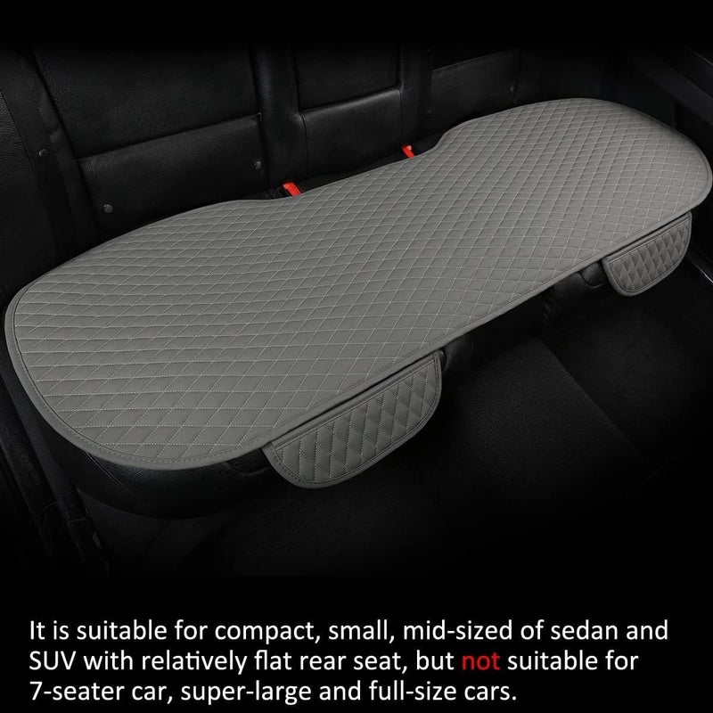 BAGILO Car Seat Mat Vehicle Seat Cover Car Seat Cushions Front Single Seat Cover (Pack of 01) (Grey) - Image 3