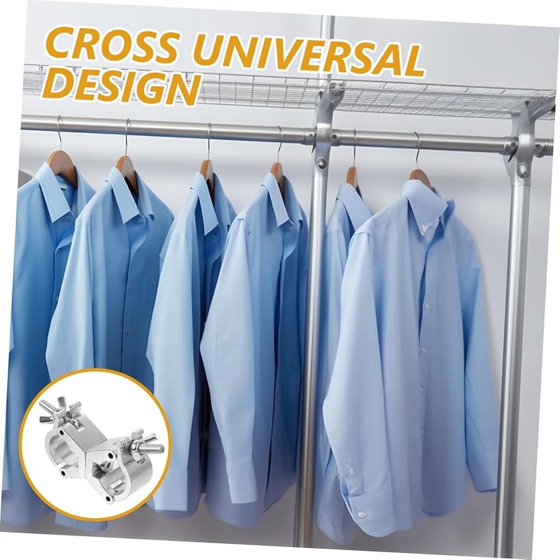 Heavy Duty Dual Ring Clamp For Stage Lighting Truss Hooks Black - Image 4