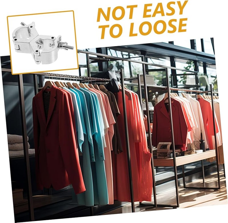 Heavy Duty Dual Ring Clamp For Stage Lighting Truss Hooks Black - Image 5