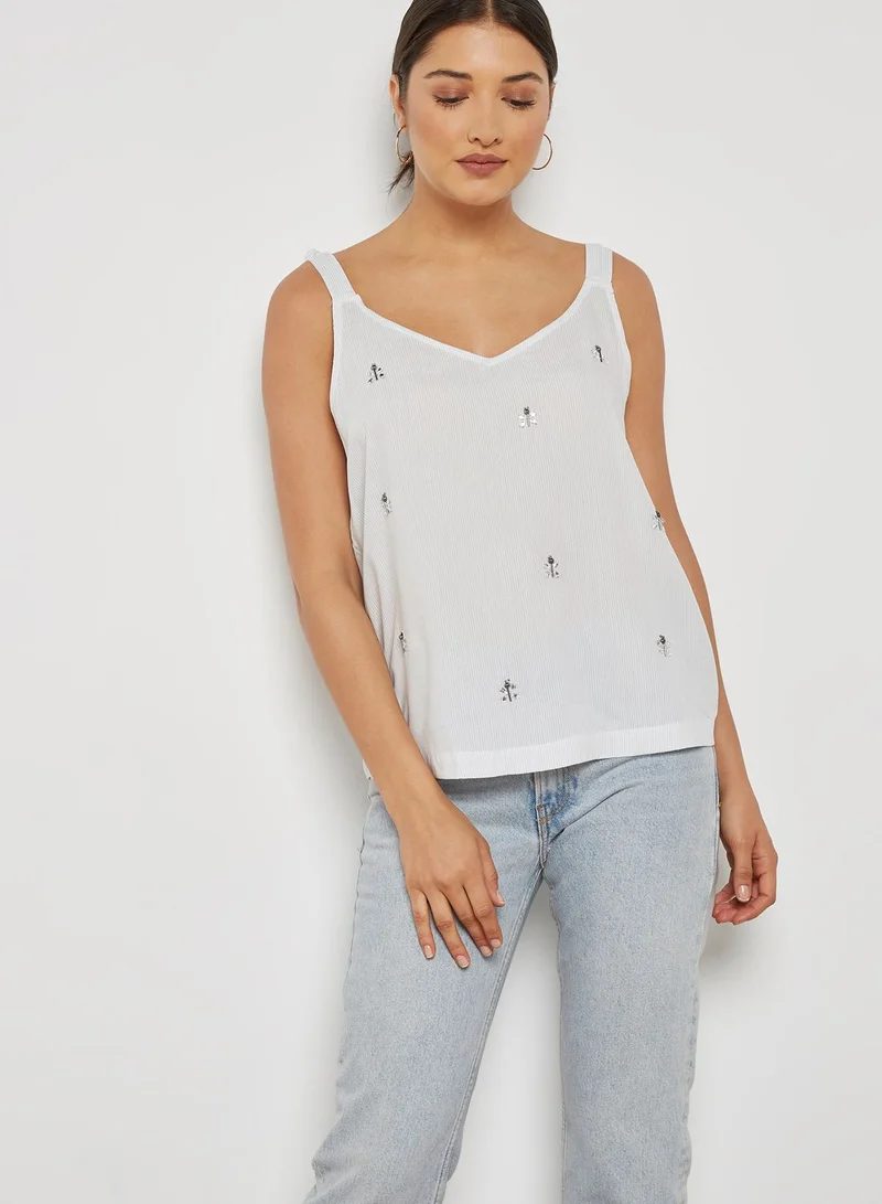 ONLY Tie Shoulder Top